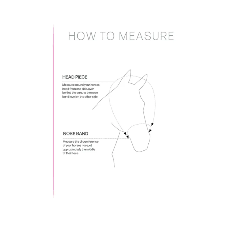 Hy Cavesson Headcollar Sizing